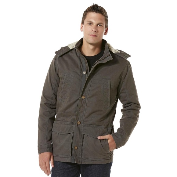 Men's Anorak Jacket Roebuck & Co Hoodie size S M NEW - Picture 1 of 2